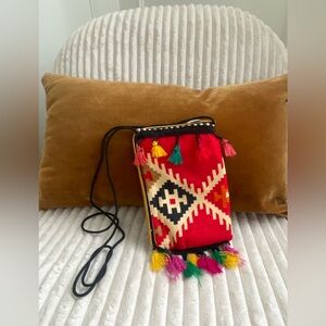 Colorful Patterned Crossbody Bag- from Egypt - NWOT
